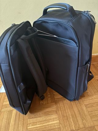 Mochila Samsonite 2 en 1 Negra Nueva