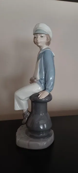 Figuras Lladro Niños Pescador y Marinero