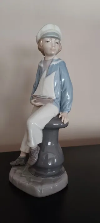 Figuras Lladro Niños Pescador y Marinero