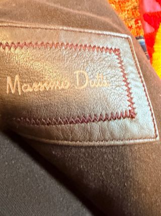 Chaqueta Piel Massimo Dutti XL Marrón