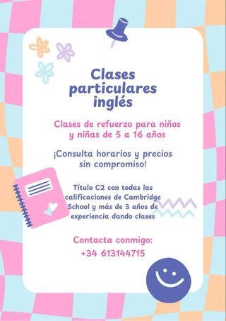 Clases particulares inglés