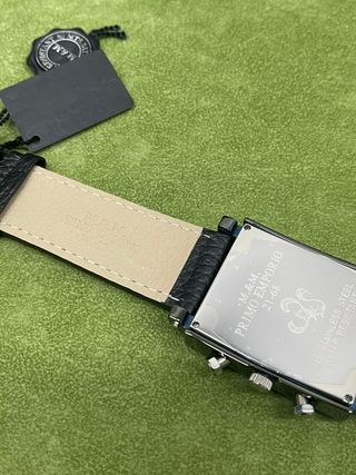 Orologio Cronografo Uomo M&M Quadrato Nero Bianco