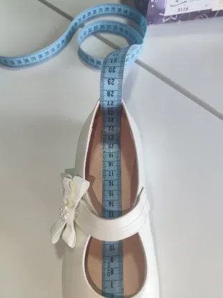 Zapato comunión niña talla 36 blanco