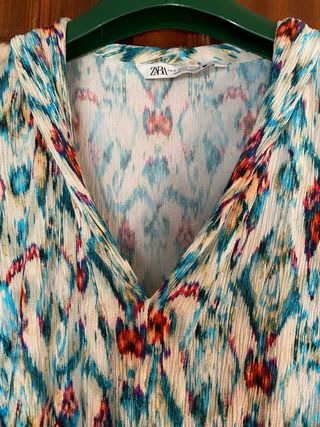 Blusa Zara estampada