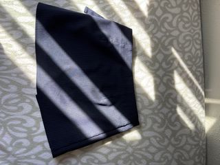 Falda pantalón rayas azul marino. Talla 32.