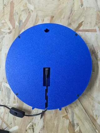 Lampada LED Napoli Calcio 25cm con Pulsante