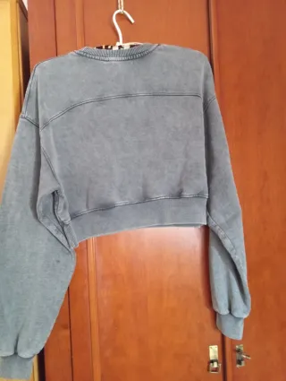 Sudadera Gris con Dibujo Elsa Talla L