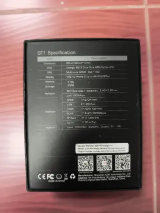 Beelink GT1 BOX TV 4K