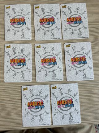 Lotto 8 carte Naruto Kayou PTR