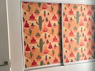 Papel pintado infantil cactus autoadhesivo