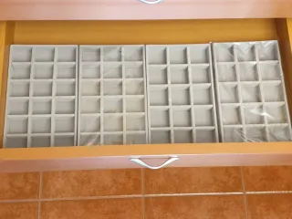 Pack 4 organizadores de pendientes para cajón