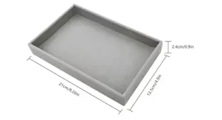 Pack 4 organizadores de pendientes para cajón