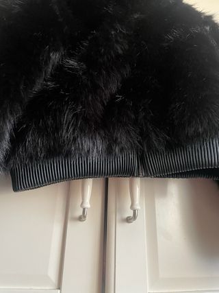 Abrigo corto de pelo ZARA