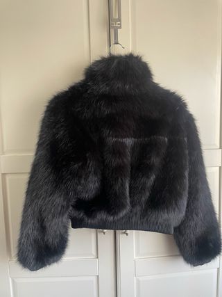 Abrigo corto de pelo ZARA