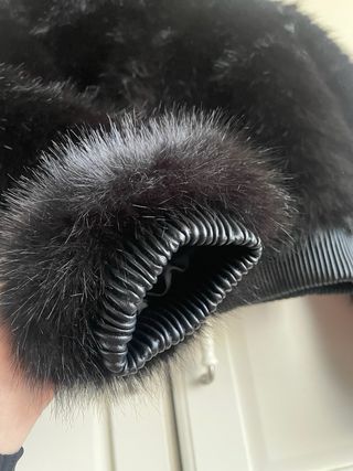 Abrigo corto de pelo ZARA