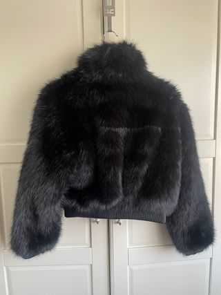 Abrigo corto de pelo ZARA