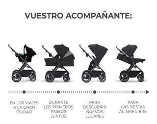 Juego Carrito Bebé 3 Piezas B-TOUR PRO Kinderkraft