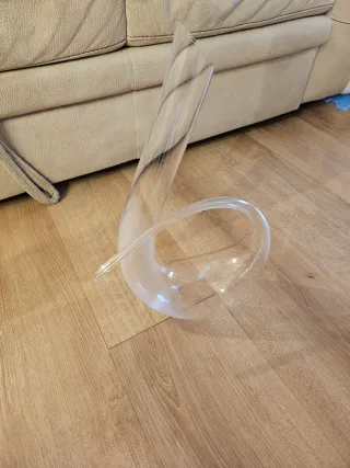 Caraffa in vetro curva h40 cm