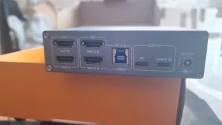 Switch KVM AooCoo Dual Monitor 4K USB-C HDMI
