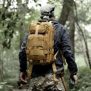 Mochila Táctica Oxford Militar 28L Beige