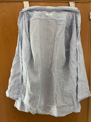 Camisa Calvin Klein Rayas Azul Blanco