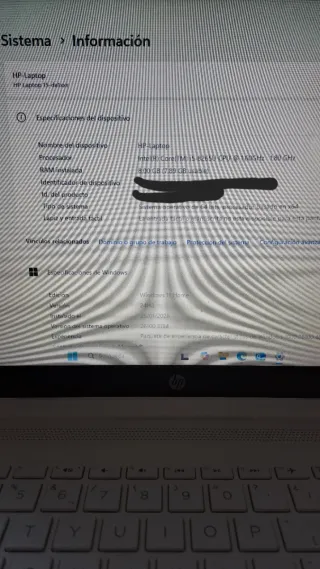 Portátil HP 15-da 8GB i5 8ª Gen 512GB SSD