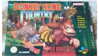 JUEGO SUPER NINTENDO DONKEY KONG COUNTRY PAL