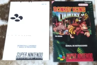 JUEGO SUPER NINTENDO DONKEY KONG COUNTRY PAL