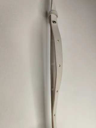 Bolso blanco acolchado