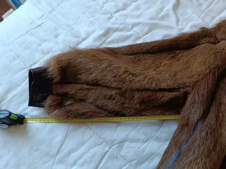 Abrigo de zorro mujer