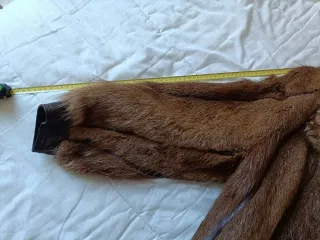 Abrigo de zorro mujer