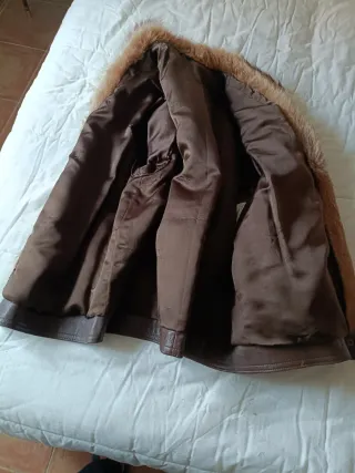 Abrigo de zorro mujer