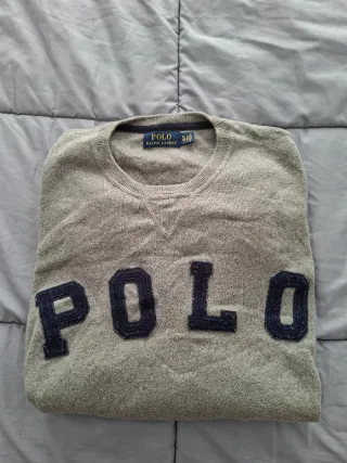 Jersey Polo Ralph Lauren Gris Talla XL