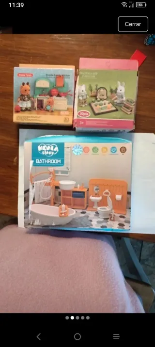 Set mobili per casetta delle bambole: Cucina, Bagno, Giardino