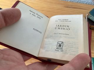 Lote mini libros Crisol Aguilar