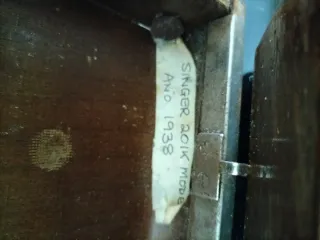 Máquina de coser Singer 1938