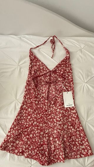 Mono corto tirantes flores