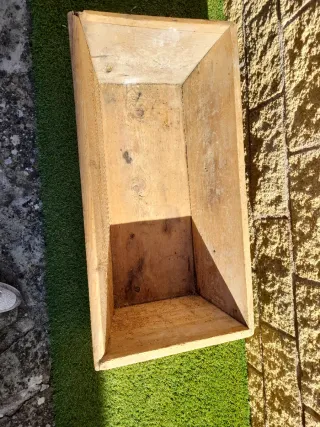 Artesa de madera antigua Ideal como mesa rústica