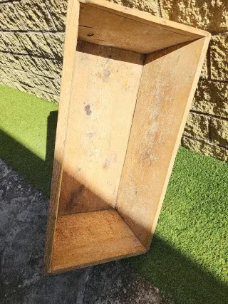 Artesa de madera antigua Ideal como mesa rústica