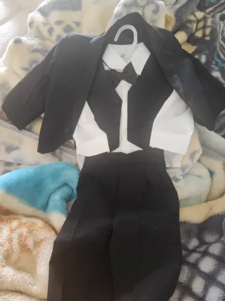 Traje de vestir niño: Saco, camisa, chaleco, corba