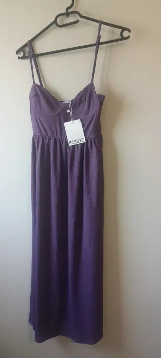 Vestido Viral morado inside XS Nuevo Y2K