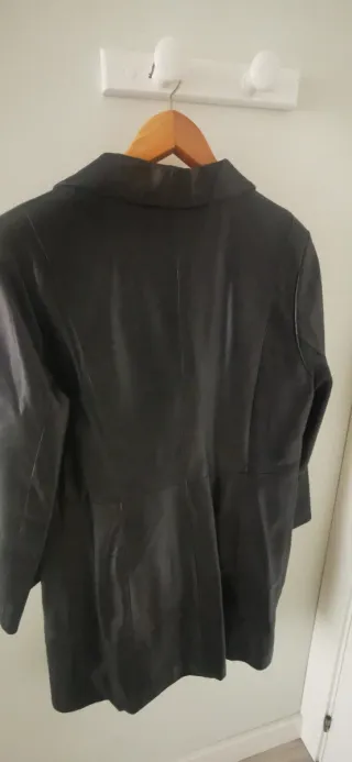 Abrigo Levita Piel Napa