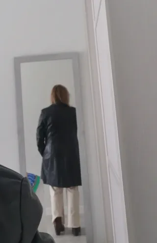 Abrigo Levita Piel Napa