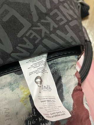 Bolso Anekke Negro Multicolor