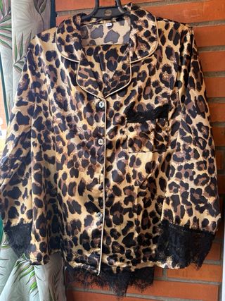 Pijama animal print 2 piezas