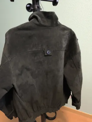 Chaqueta con etiqueta de piel  Ante 100,% zara x