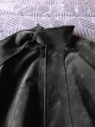 Chaqueta con etiqueta de piel  Ante 100,% zara x