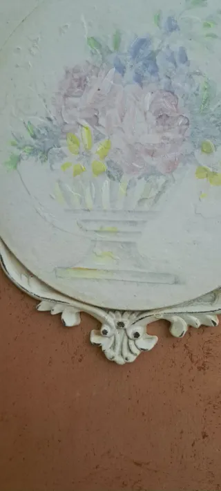 Quadro shabby dipinto in legno