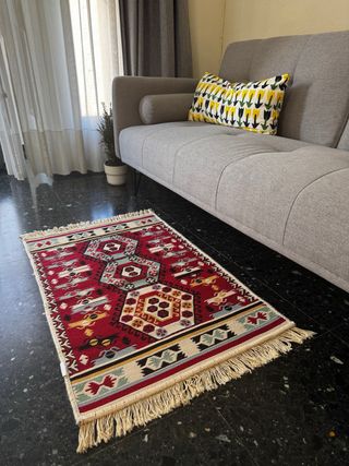 Tappeto Kilim in Cotone Etnico Vintage 60x90