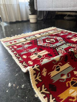 Tappeto Kilim in Cotone Etnico Vintage 60x90
